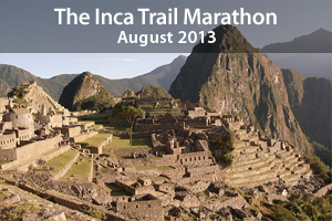 The Inca Trail Marathon, June 2013